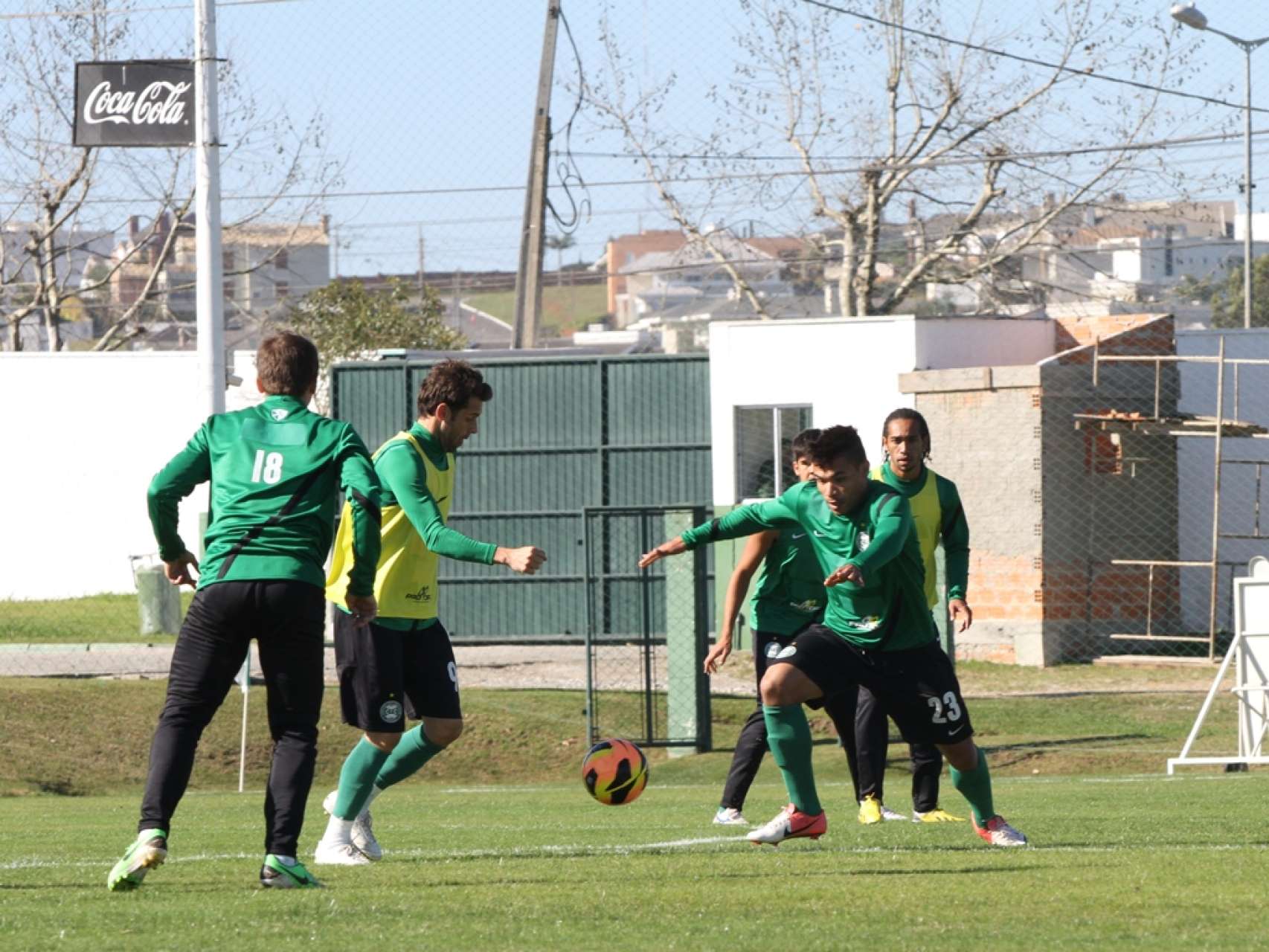 Galeria Coxa: Alviverde treina no CT da Graciosa