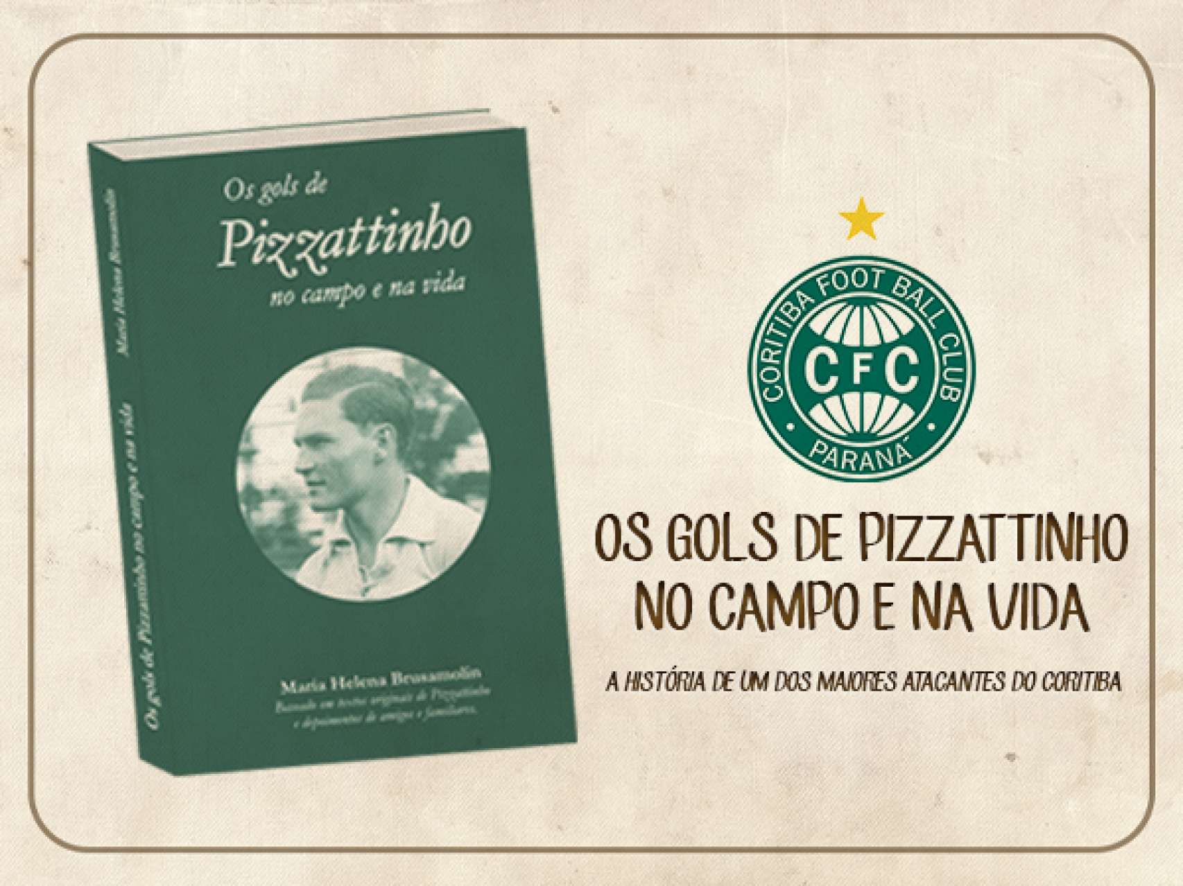 Lanamento do livro Gols de Pizzattinho no campo e na vida