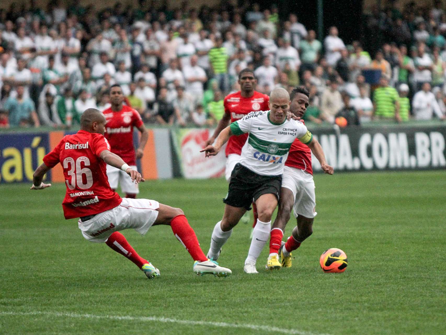 Estatsticas entre Coxa e Inter