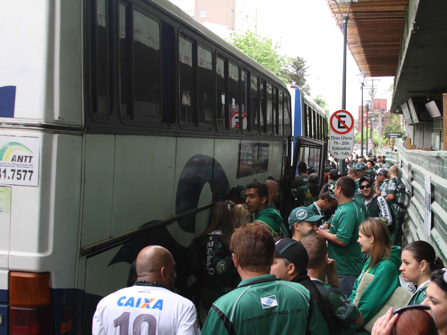 Torcida Coxa vai a Itu