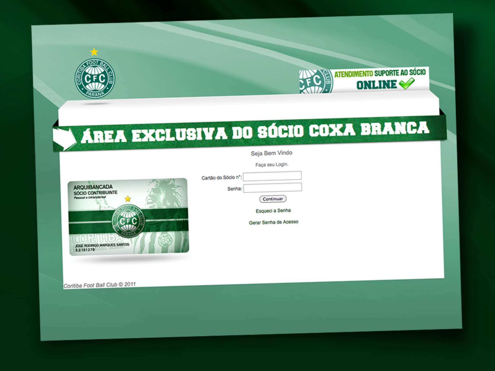 Chat online facilita atendimento aos scios do Coritiba