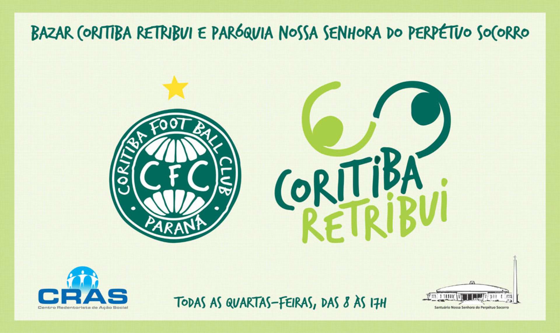 Coritiba Retribui inaugura Bazar Beneficente no Couto